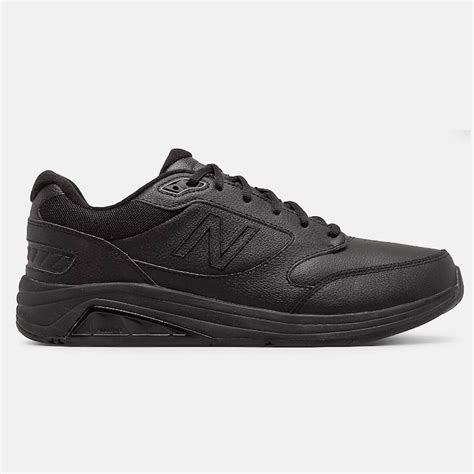 New Balance Men's 928v3 Walking Shoe Black Leather | Laurie's Shoes