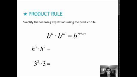 51.2 Product Rule of Exponents (4.1) - YouTube