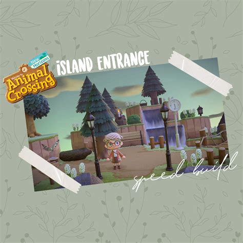 Cottagecore Island Entrance:ACNH | Animal crossing, Entrance, Island