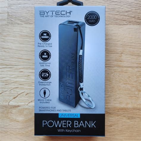 Bytech | Other | Nwt Bytech Power Bank With Keychain | Poshmark