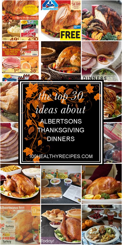 The top 30 Ideas About Albertsons Thanksgiving Dinners – Best Diet and Healthy Recipes Ever ...