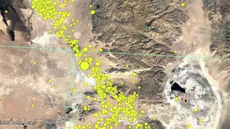 Watch a time-lapse of earthquakes and aftershocks in California