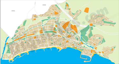 Sitges city map