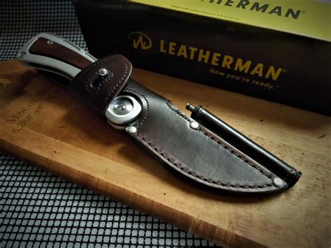 LEATHERMAN STEENS HUNTING KNIFE W/4" BLADE, BONE SAW AND GUT HOOK - Sawyer River Knife & Trading Co.