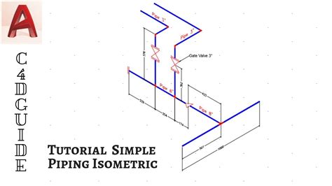 How To Draw Isometric Piping Drawing In Autocad - Design Talk