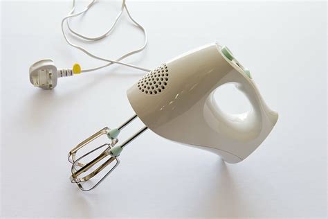 white hand mixer, food mixer, hand held, electric, whisks, kitchen ...