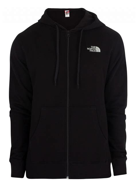 The North Face Cotton Open Gate Full Zip Hoodie in Black for Men - Lyst