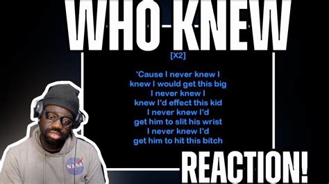 Eminem - Who Knew (Reaction) - YouTube