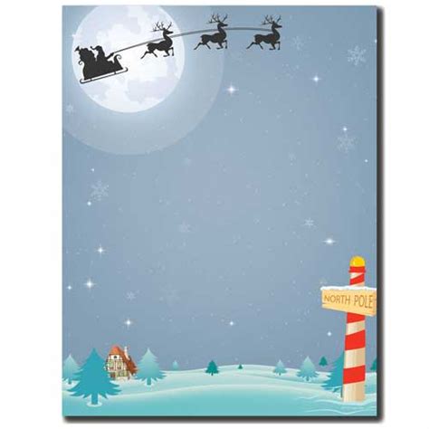 North Pole Stationary Printable Free - Printable Templates