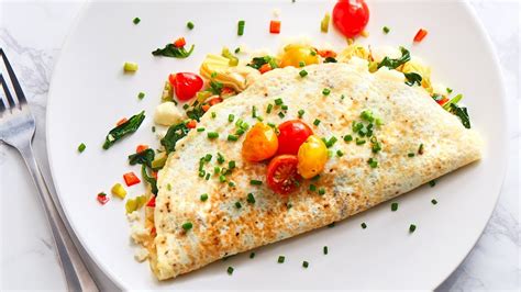 3 Cheese egg white Omelette - YouTube