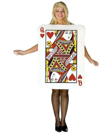 Playing Card Queen Of Hearts Costume - Queen of Hearts Halloween Costumes