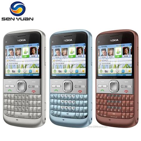 Original Nokia E5 Mobile Phone 5MP Camera 3G WIFI GPS Bluetooth cheap nokia E5 Cell Phones-in ...