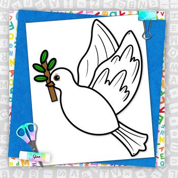 Dove Craft | Peace Activity | MLK Day | Wisconsin State Symbols | Sunday School