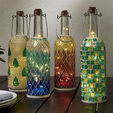 40 Fantastic DIY Wine Bottle Crafts Ideas With Lights - doityourzelf