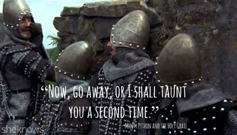 15 Best quotes from "Monty Python and the Holy Grail | Monty python, Python quotes, Taunt