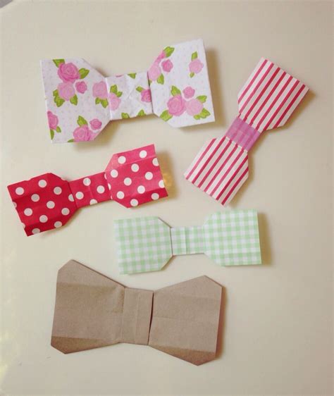 Origami Bow Tie | Origami bow, Paper folding, Paper crafts