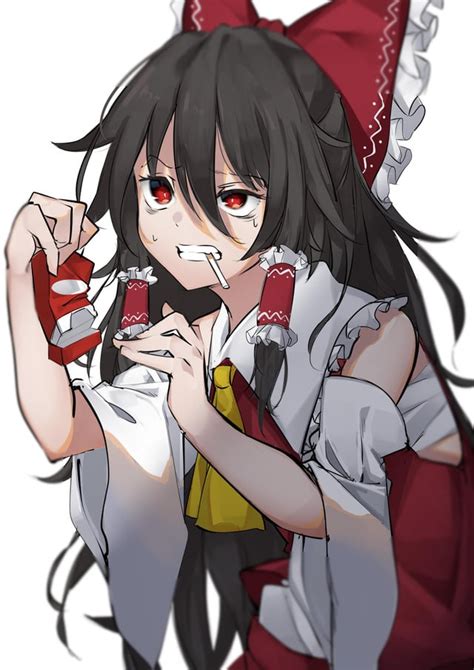 Heavy smoker Reimu : r/touhou