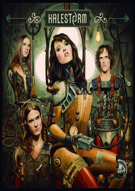 HALESTORM I Get Off FLAG CLOTH POSTER TAPESTRY BANNER CD HEAVY METAL