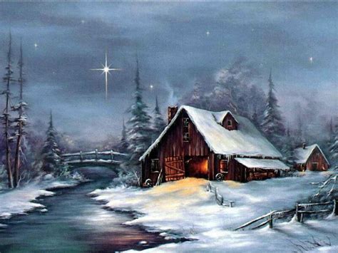 SNOW FOREST CHRISTMAS - Google Search | Winter painting, Winter art ...