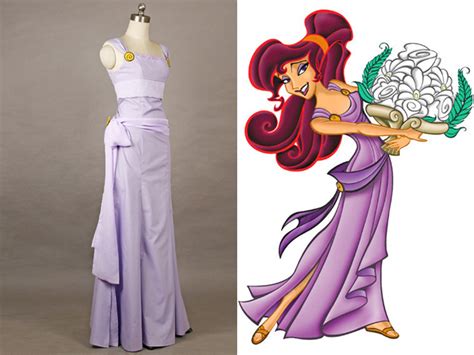 Disney Hercules Cosplay, Meg/Megara Costume Dress