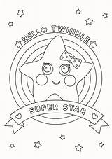Twinkle From Little Baby Bum sketch template