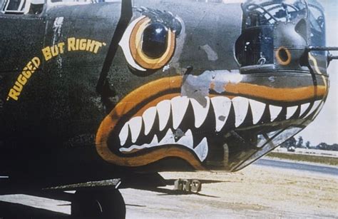 Vintage Airplane Art, Vintage Airplanes, American Air, Japanese American, Shark Mouth, Nose Art ...