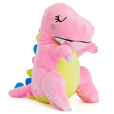 Small Pink Plush Dinosaur Stuffed Animal Toy for Gifts, 10 In Dinosaur ...