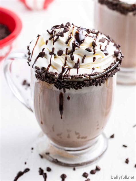 Dirty Snowman Drink (Adult Hot Chocolate) - Belly Full