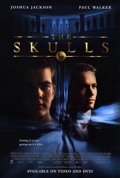 The Skulls 2000 Movie Poster 27x40 Used-Condition Craig T. Nelson, Pau – Mason City Poster Company