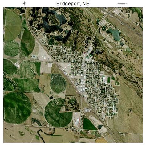 Aerial Photography Map of Bridgeport, NE Nebraska