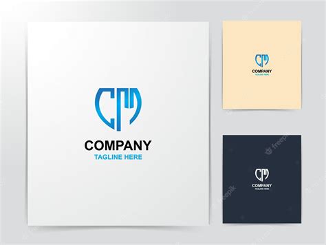 Premium Vector | Creative cm monogram logo design