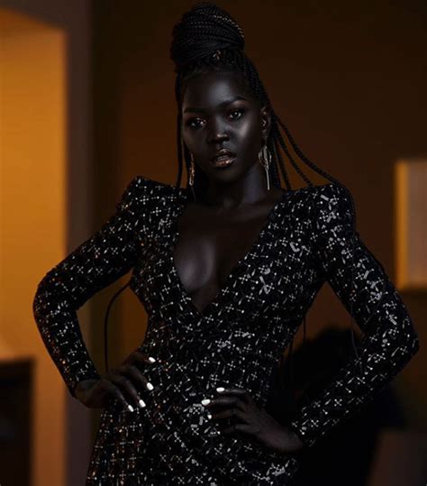 Meet the 'Queen of Dark'... Sudanese Model Nyakim Gatwech / PHOTOS