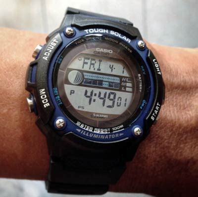 Casio Tide Graph Moon Phase Watch Review - Sport Fishing Asia