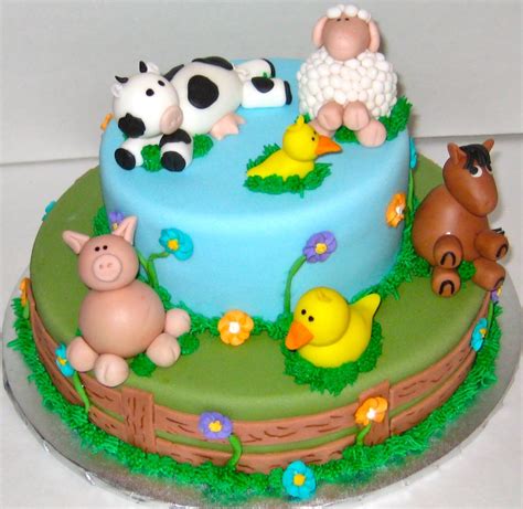 Farm Animal Cake - CakeCentral.com