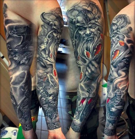 Omg this is awsome! | Tattoo sleeve men, Sleeve tattoos, Viking tattoo ...