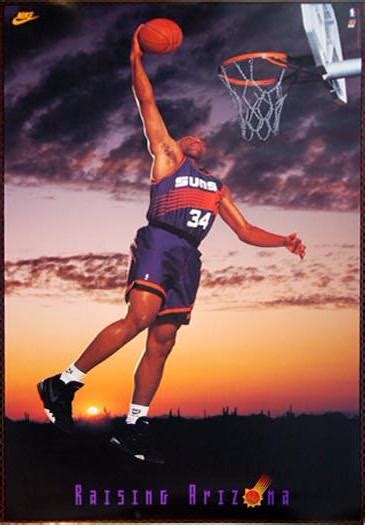 Charles Barkley "Raising Arizona" (1993) Phoenix Suns Nike Poster – Sports Poster Warehouse