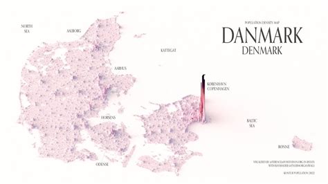 Population Density Map of Denmark : r/MapPorn