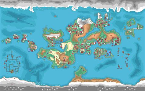 Pokemon World Map All Regions Including Alola