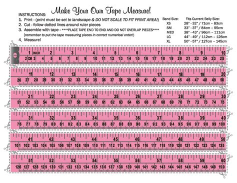 Printable Ruler Measurements - Customize and Print