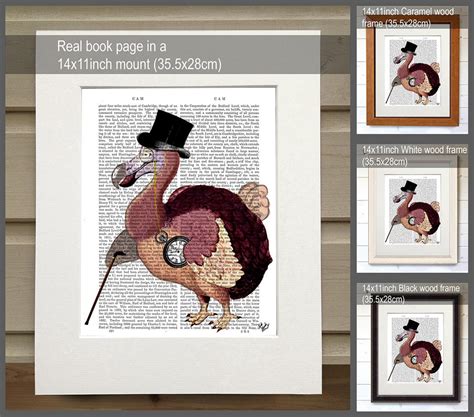 Dodo Bird Alice in Wonderland Decor Alice in Wonderland Book - Etsy