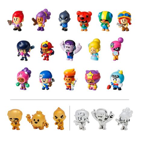 Brawl Stars Collectible Figures 12 Brawl Stars Toys Out Of 24 ...