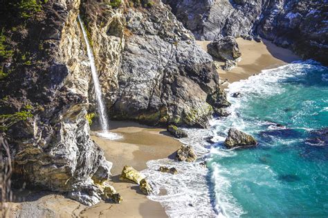 McWay Falls in Big Sur, California (OC) [5616x3744] : r/EarthPorn