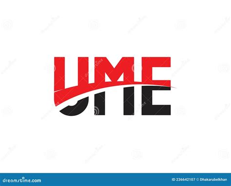 UME Letter Initial Logo Design Vector Illustration Stock Vector - Illustration of creative ...