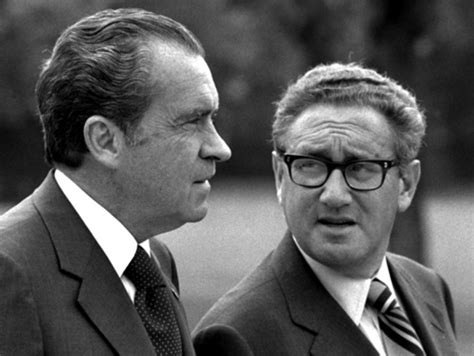 Henry Kissinger (shown with Tricky Dicky in 1972) won the Nobel Peace Prize in 1973 after the 12 ...