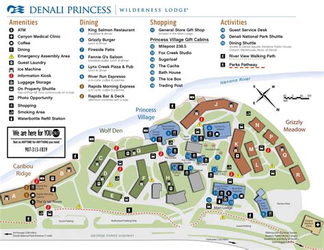 Denali Princess Property Map