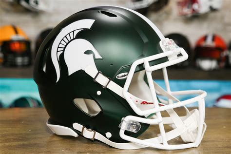 Michigan State Spartans Riddell Speed Authentic Helmet - Green – Green ...