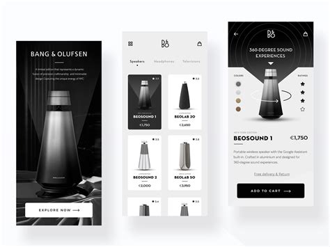 Speaker Store App by Achraf Elkaami on Dribbble