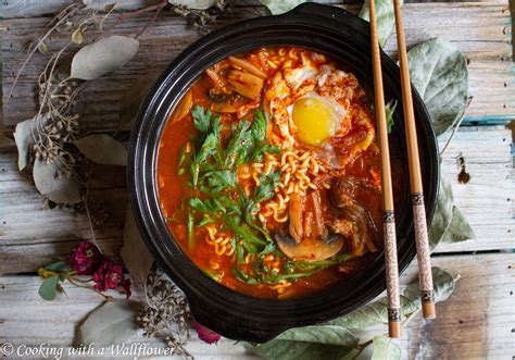 Korean Style Kimchi Ramen - Cooking with a Wallflower