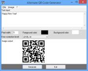 Alternate QR Code Generator 1.740 free download - Software reviews, downloads, news, free trials ...