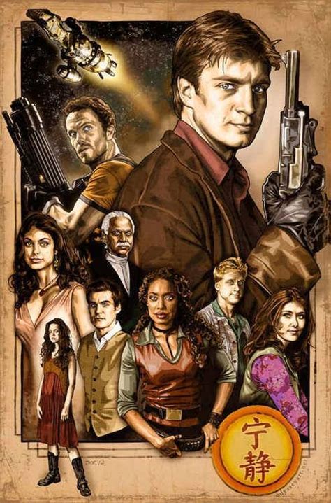 Firefly! Awesome fan poster of the whole crew Firefly Tv Series, Firefly Art, Serenity (firefly ...